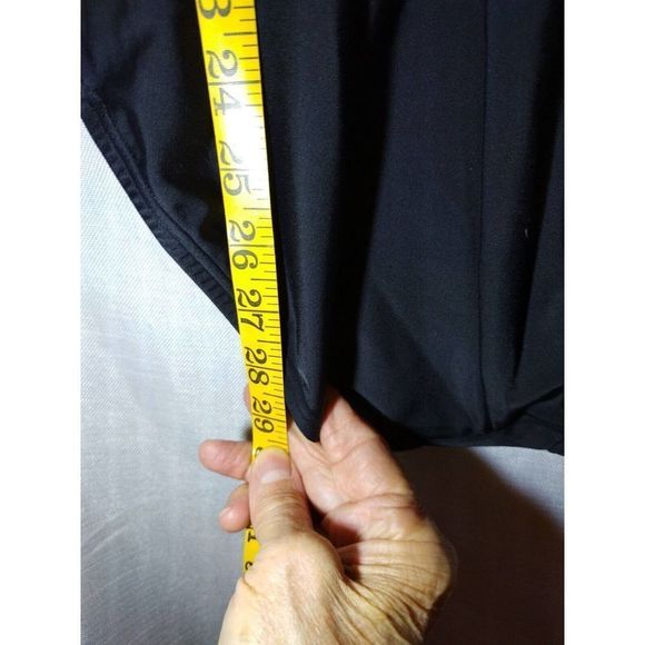 Speedo Swimsuit Women Size 12 Black Hydrobra Powerflex Speedofit Fitness Style - Picture 7 of 8